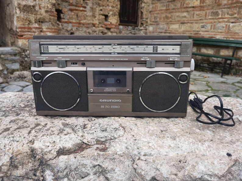 Grundig Vintage Radio Cassette Player Grunkdig RR 170 A Etsy