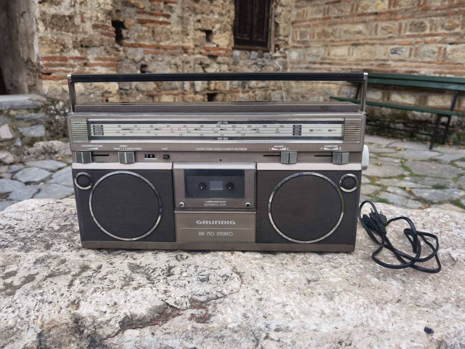Grundig Vintage Radio Cassette Player Grundig RR 170 A Stereo Etsy