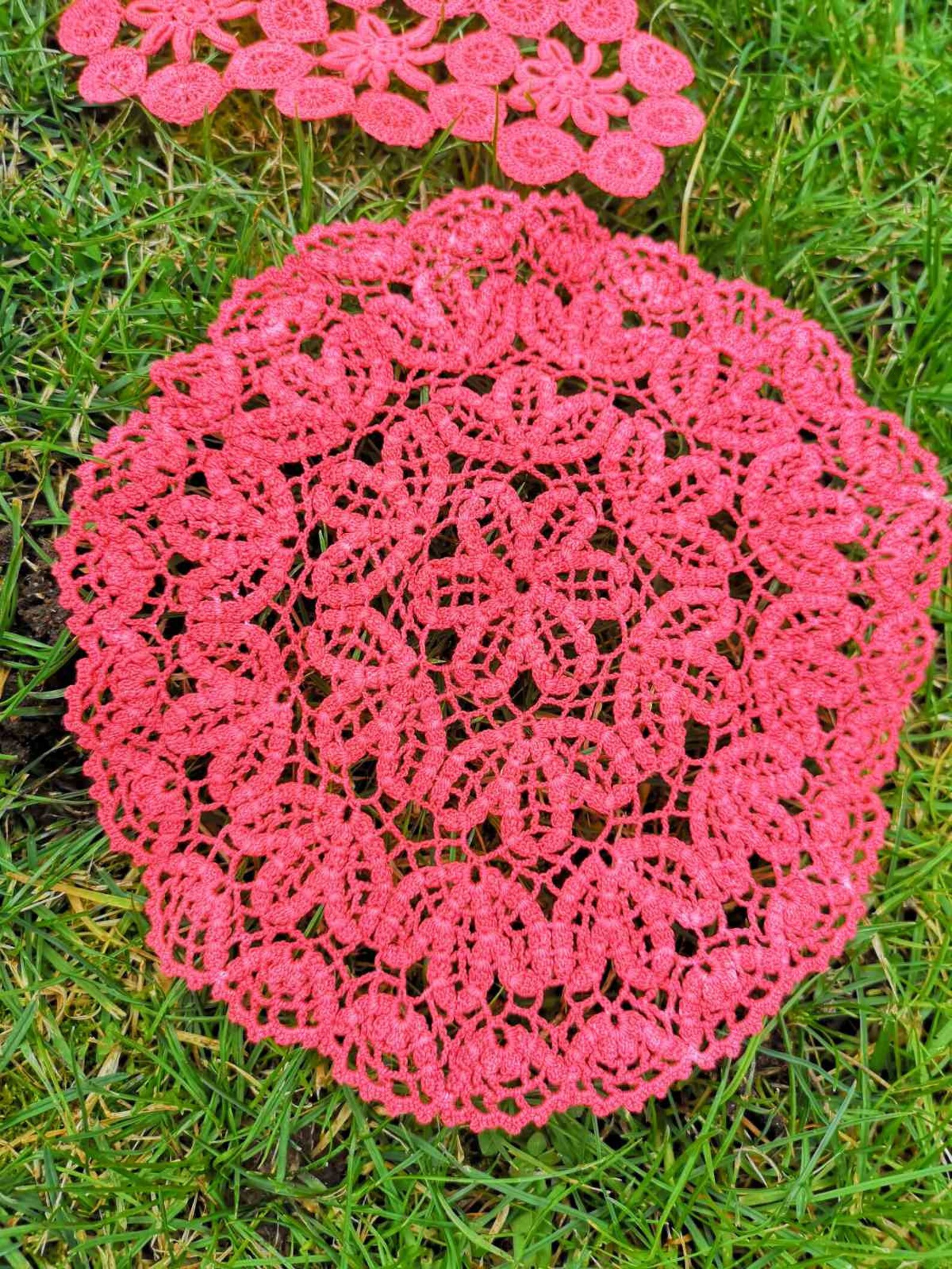Lot of 12 Hand Knit Doilies Large Lot of Crochet Doilies Big Etsy UK