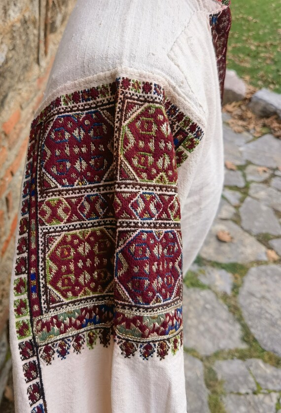 Macedonian ethnic woman's dress, antique peasant … - image 5