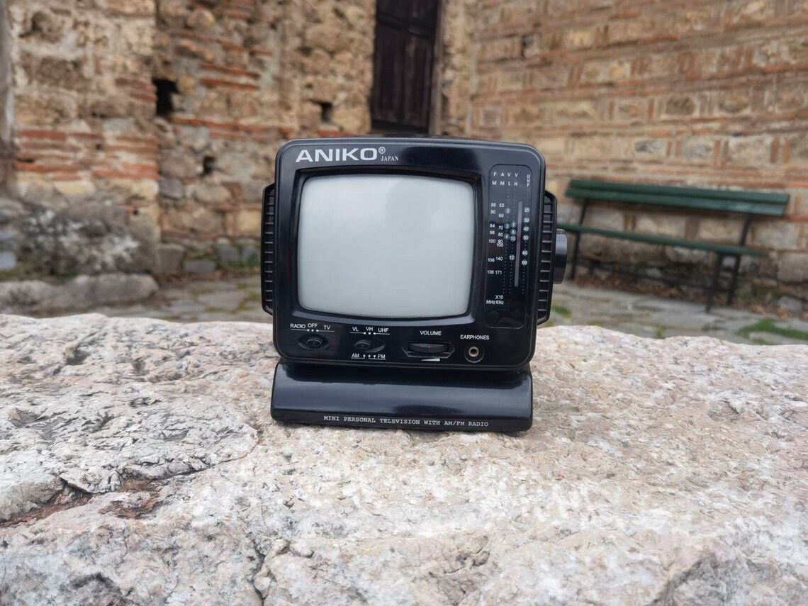 Mini Portable TV and Radio Receiver Aniko Model TV328 Etsy