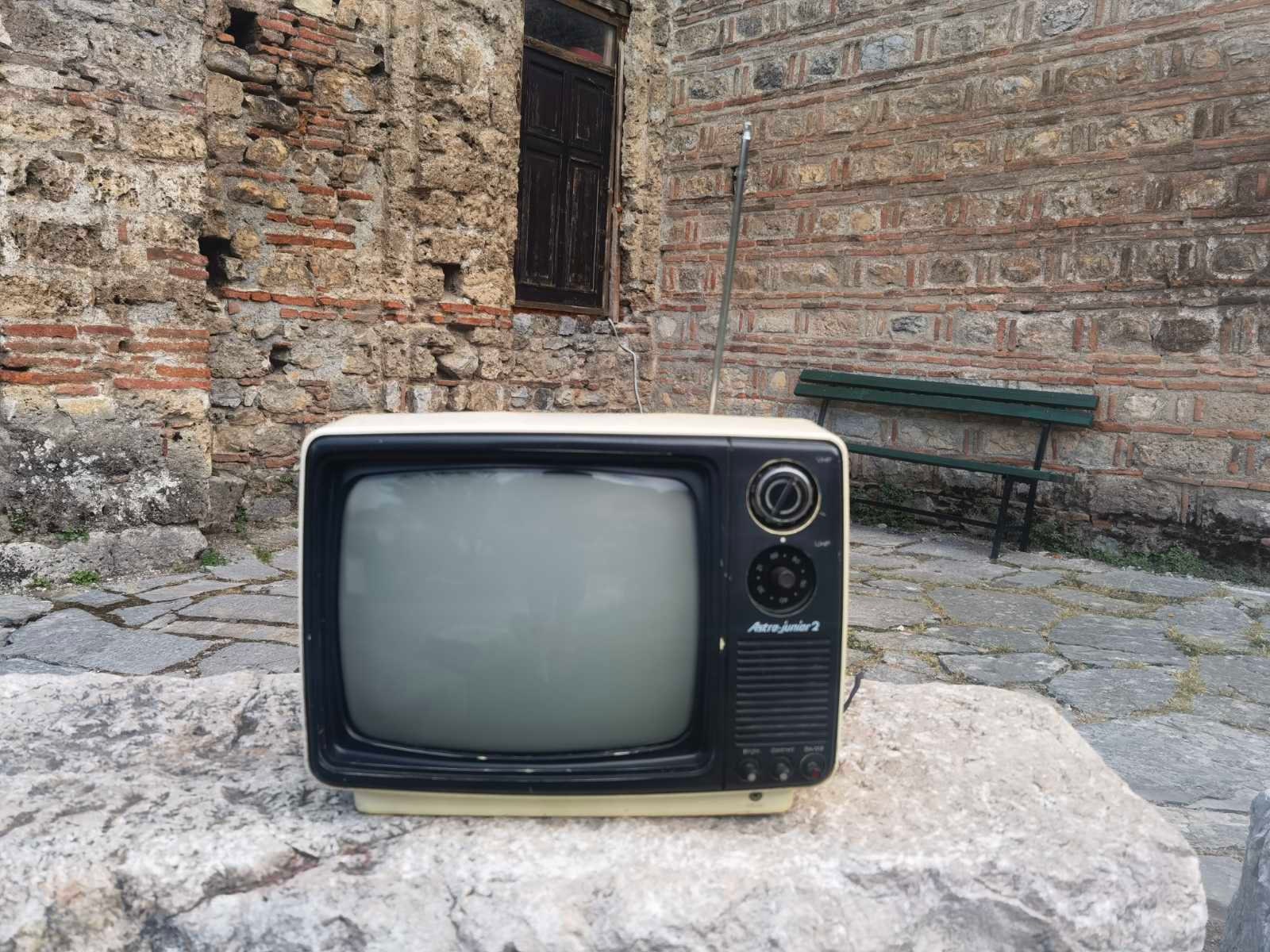 Mini Black and White CRT Television Astra Junior 2 Etsy Canada
