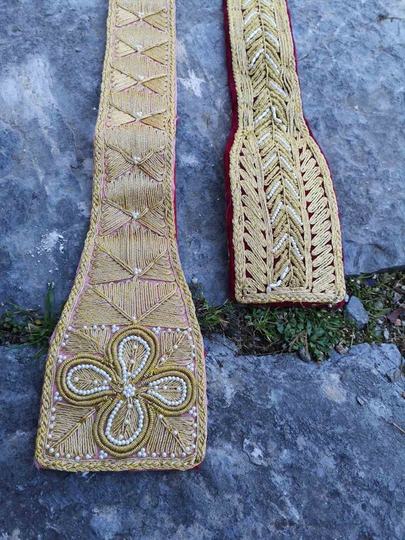 Bordado a mano con cinturones de hilo de cinturones - Etsy España