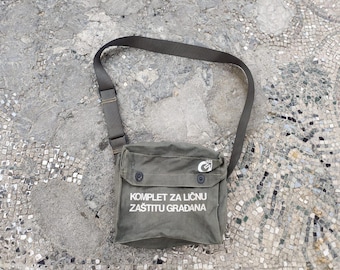 Military shoulder bag, high quality durable military shoulder bag, vintage JNA bag