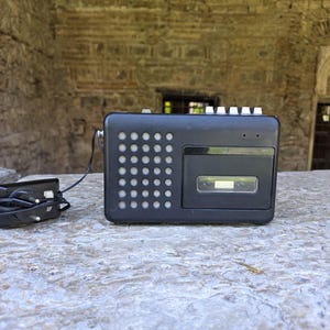 Philips 2212 M portable cassette player/recorder, vintage 1970s Philips boombox