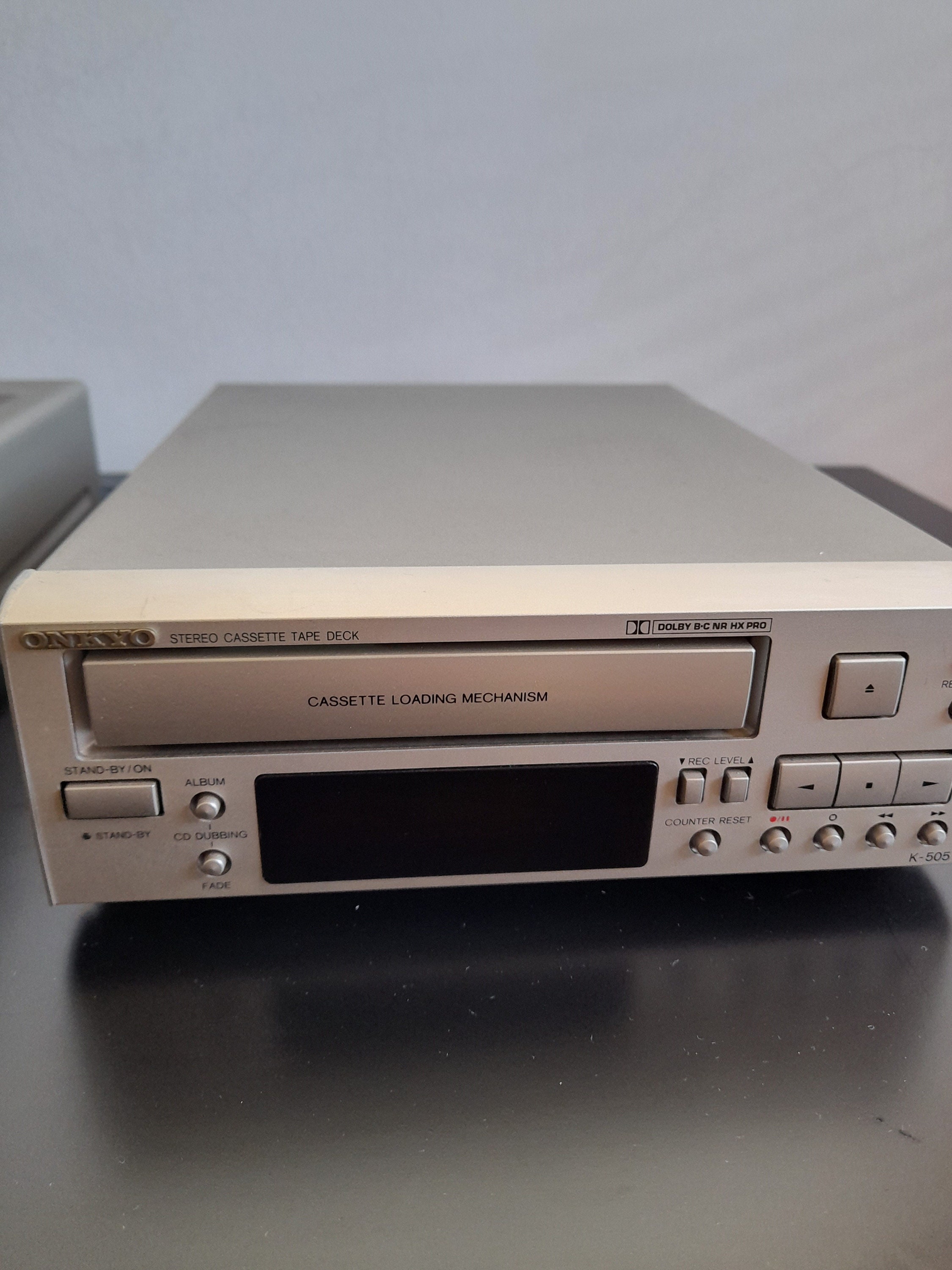 Vintage Onkyo high quality cassette player and FM radio Etsy