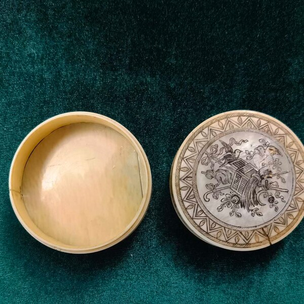 Antique Ivory Jewelry Etsy