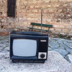Junost S-1 model vintage television, black and white vintage TV