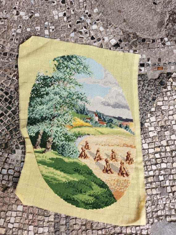 Gobelin tapisserie à l'aiguille - France