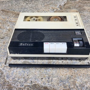 Belson TA-302 Tonbandgerät, Vintage 60er Jahre 6 Transistor Tonbandgerät