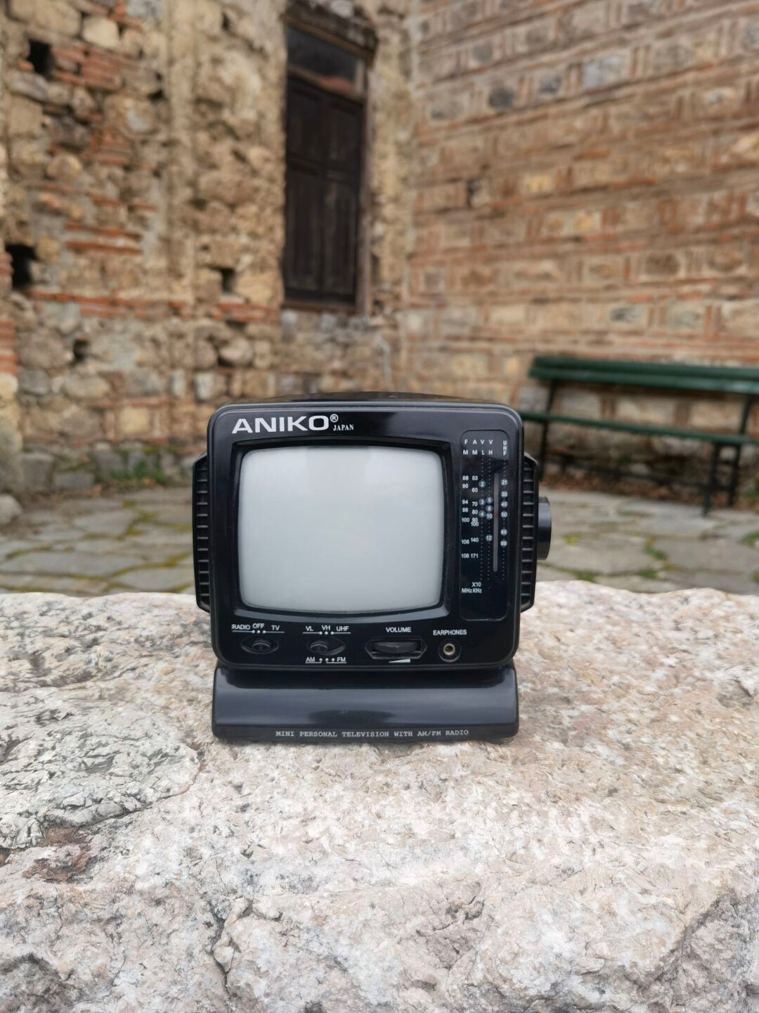 Mini Portable TV and Radio Receiver, Aniko Model TV328 Vintage