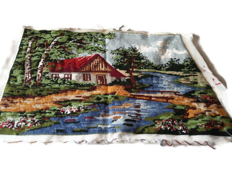 Gobelin Needlepoint Handmade Gobelin Handmade Tapestry. Etsy
