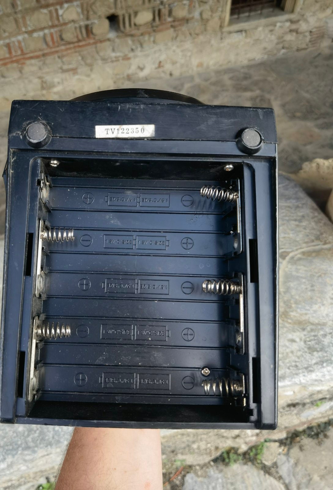 Mini Portable TV and Radio, Vintage Fist Portable TV and Radio Combo ...