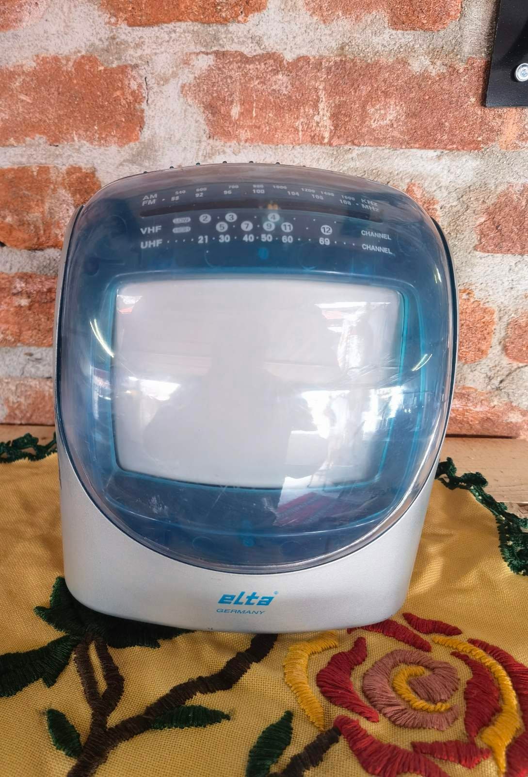 Elta Portable Television and Radio, Space Age Vintage TV Etsy