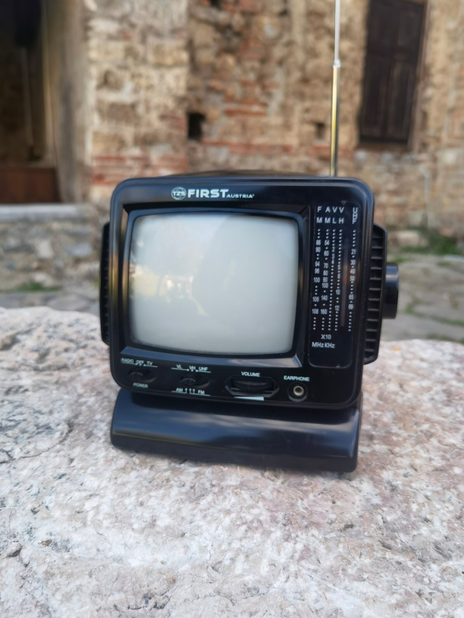 Mini Portable TV and Radio Receiver First Austria Portable Etsy