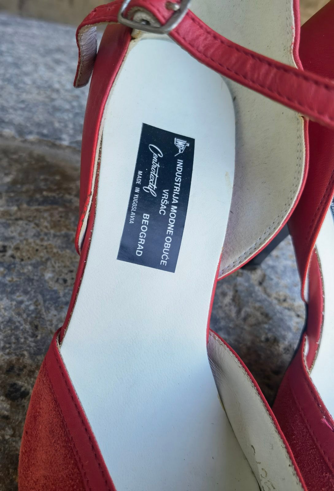 Women's Red Leather Shoes, Vintage Red Shoes - Etsy