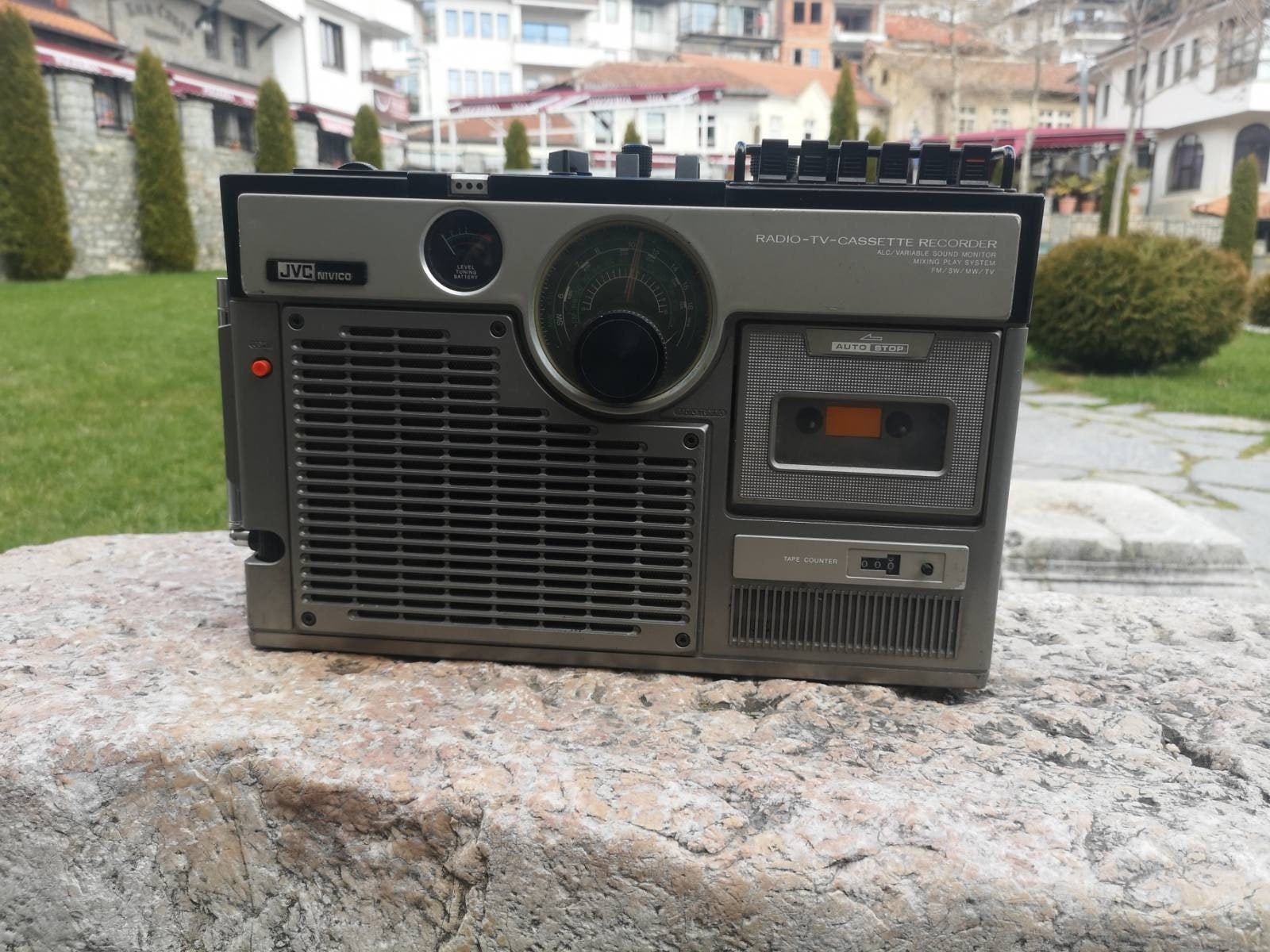 Vintage JVC Radio TV Cassette Recorder, Retro JVC Nivico
