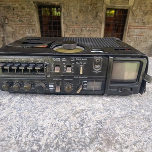 JVC 3060 vintage 70s combo device, am fm radio receiver, cassette player and TV build in