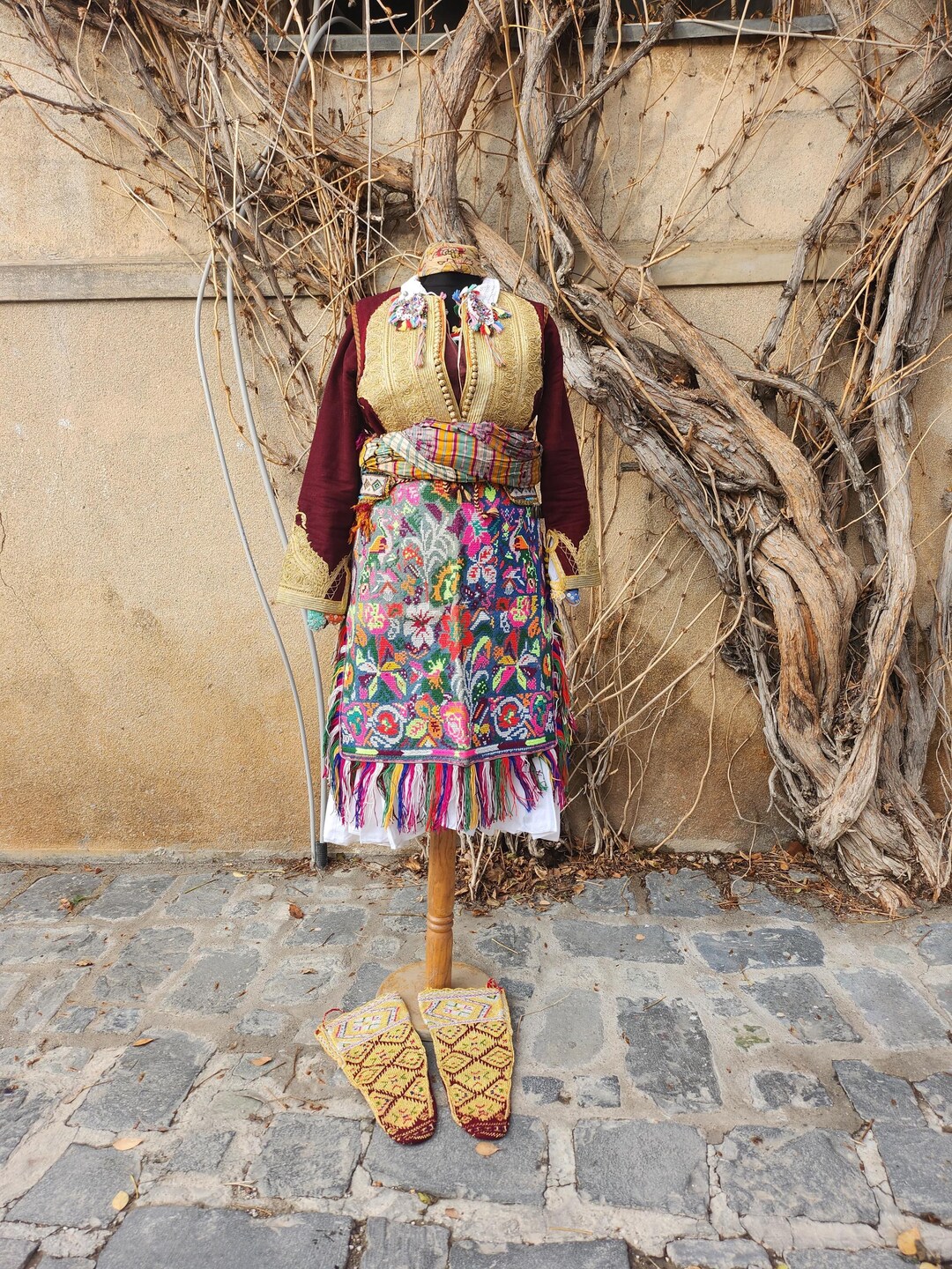 Gorna Reka Women's Folklore Costume From Mavrovsko Pole Region, Gorna Reka, Museum ...