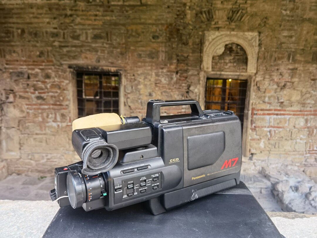 Panasonic M7 VHS Video Camera Vintage Panasonic Portable Etsy