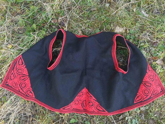 Vintage men's ethnic vest, Balkan vintage men's la
