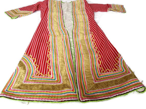 Rare Dress Gown With Gold Thread. 1980's Ottoman S