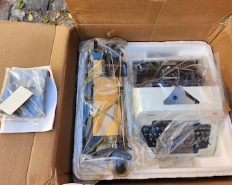 Olympia SG3 manual typewriter, vintage 1980s Cyrillic typewriter new in box