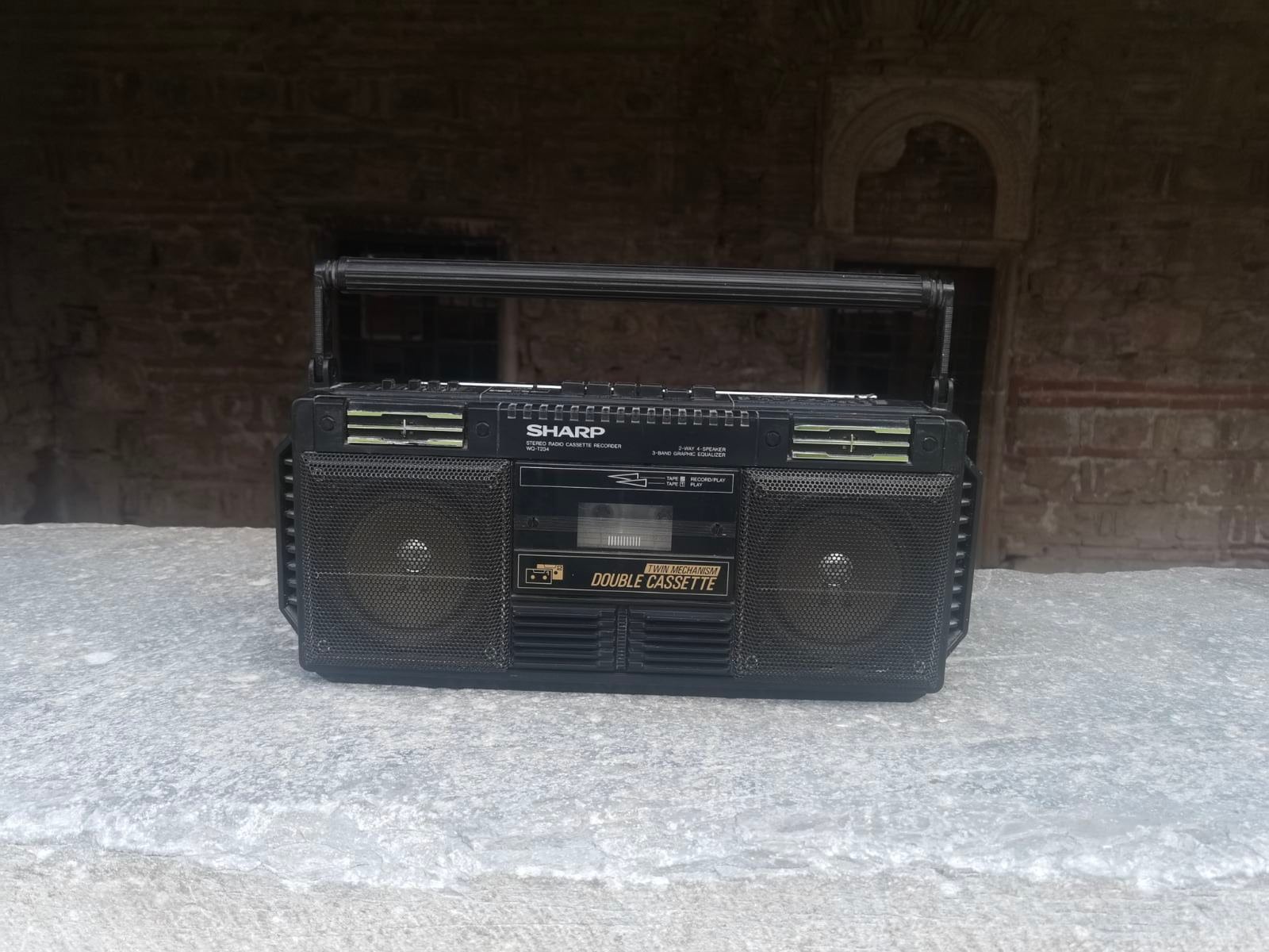 Sharp WQ- T234H Stereo Radio Cassette Recorder, Vintage Sharp