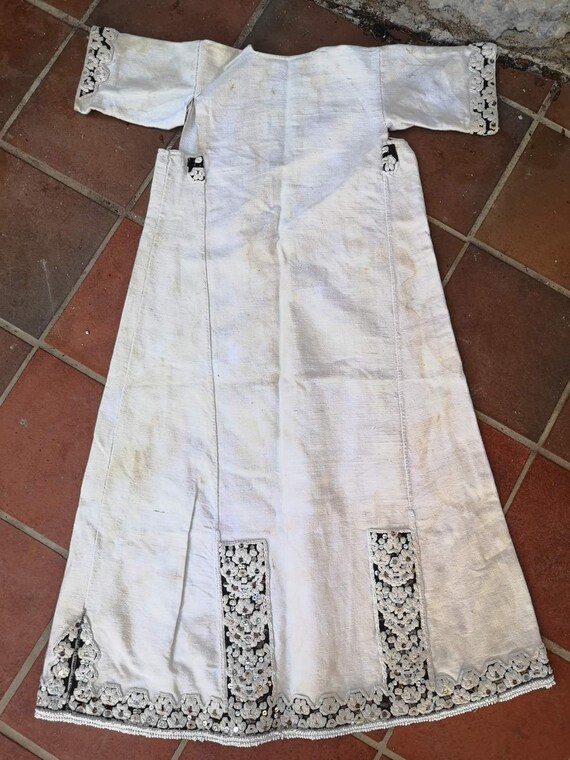 Long antique shirt, ethnic dress from Prilepsko Po
