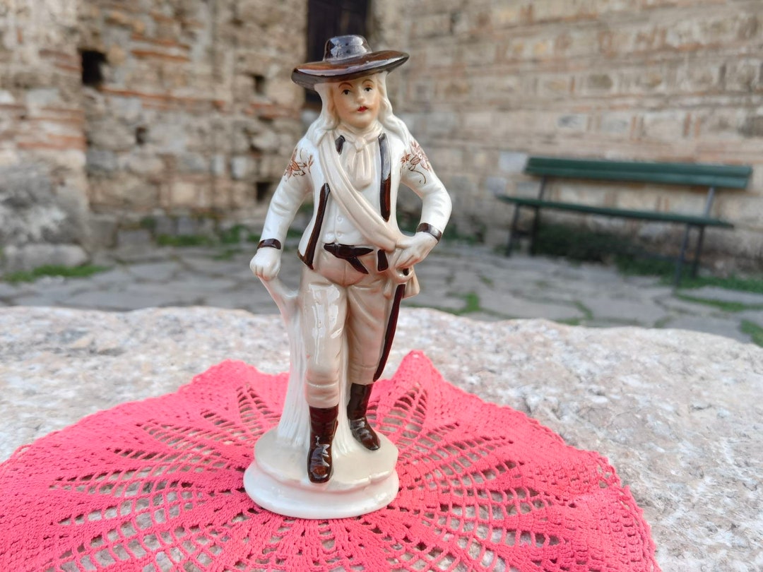 Canadian Ranger Porcelain Figurine, Lady Angela Figurine 1980's Etsy