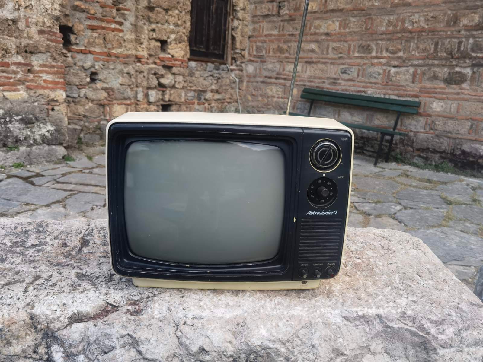 Mini televisor CRT en blanco y negro, Astra junior 2 televisión -   México