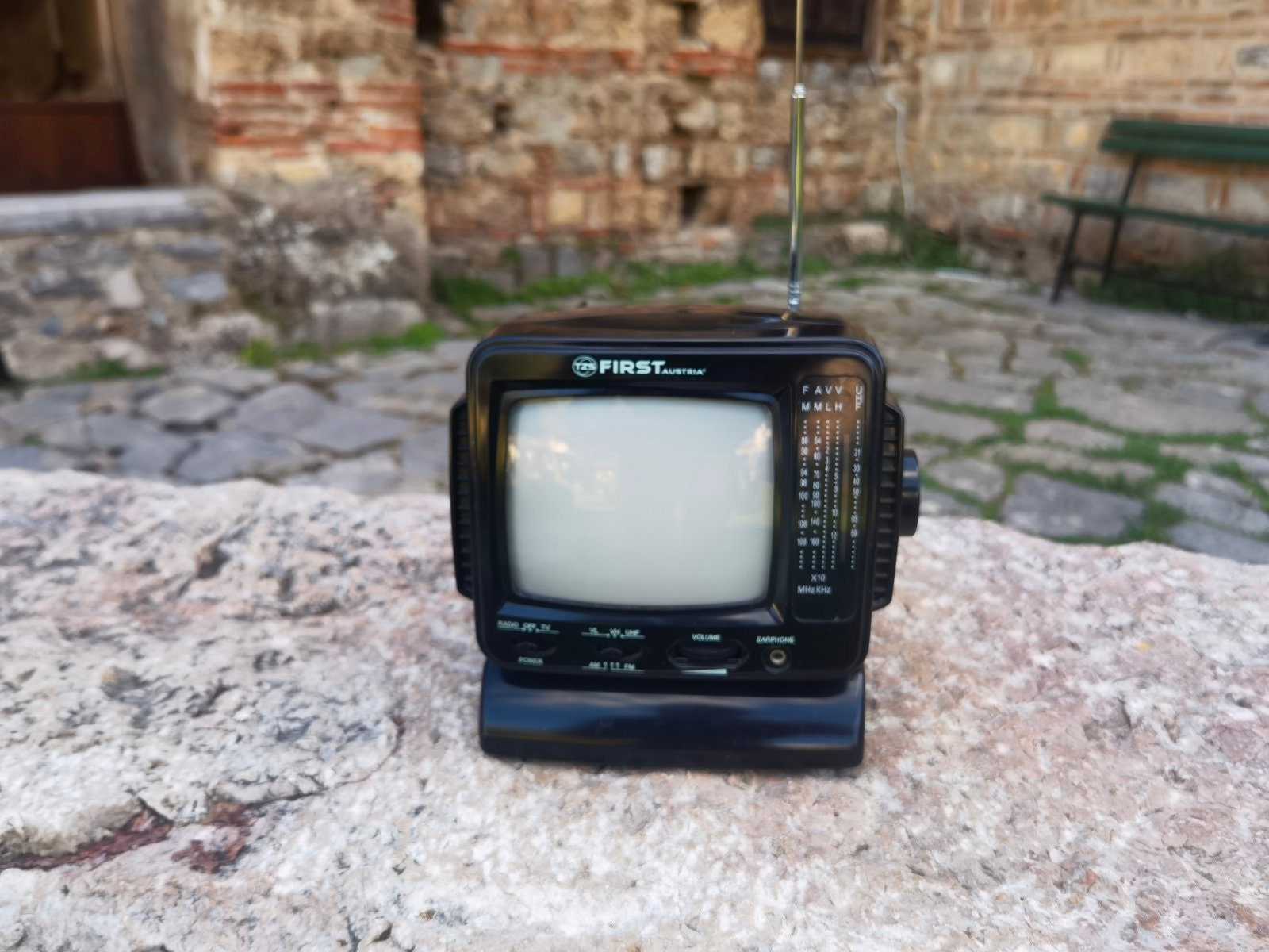 Mini Portable TV and Radio Receiver First Austria Portable Etsy