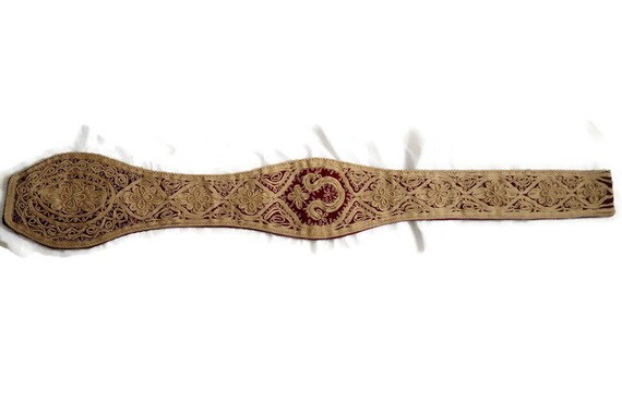 Belt Ottoman Style, Beautiful Embroidery, Hand Emb