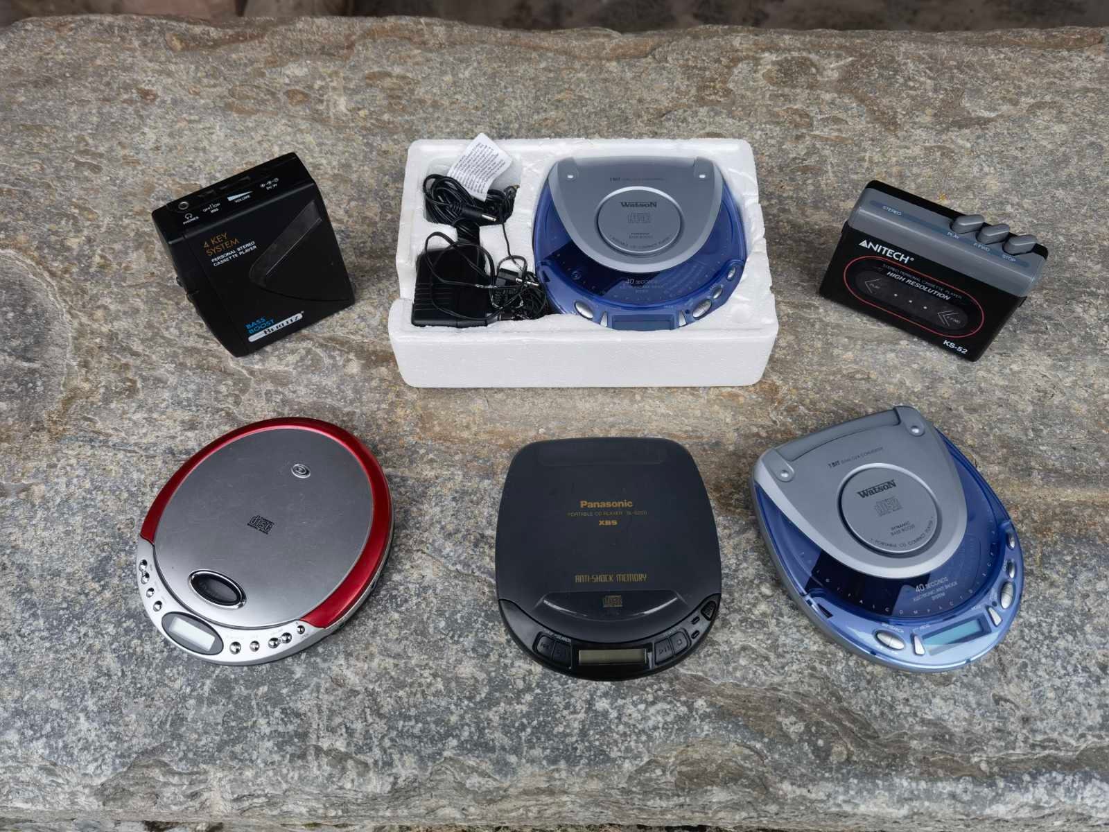 Lot of 4 Portable CD and Two Cassette Players for Parts - Etsy