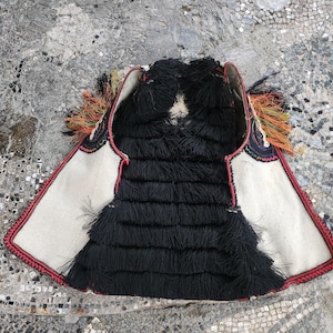 Woman&#39;s folk vest, rare antique late XIX century vest part of Skopska Crna Gora folk costume in mint condition