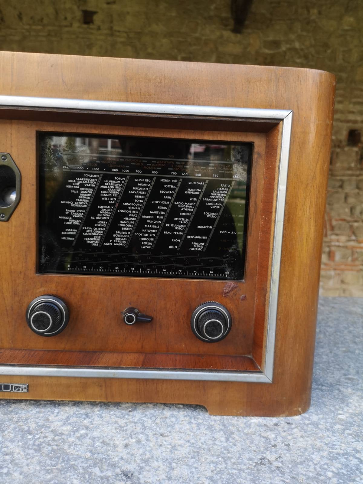 Wooden 1939 radio vintage Braun radio Braun model 5640 W Etsy