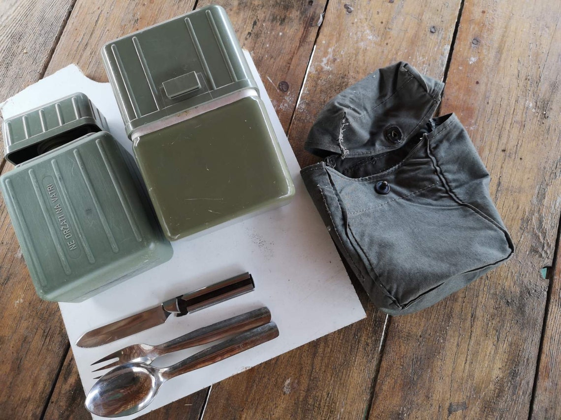 Army Lunch Box JNA Set Lunch Box Cutlery Army Set Army Etsy