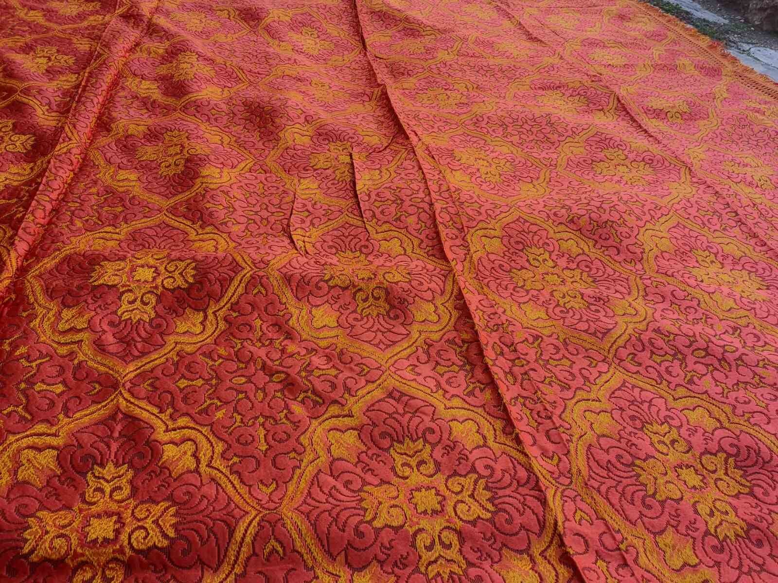 Bed Cover Orange. Bed Throw. Large Bed cover. King Size Bed Etsy