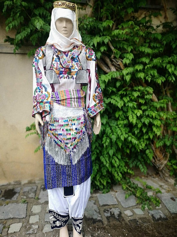 Ethnic women's costume, Torbeshi handmade ethnic c