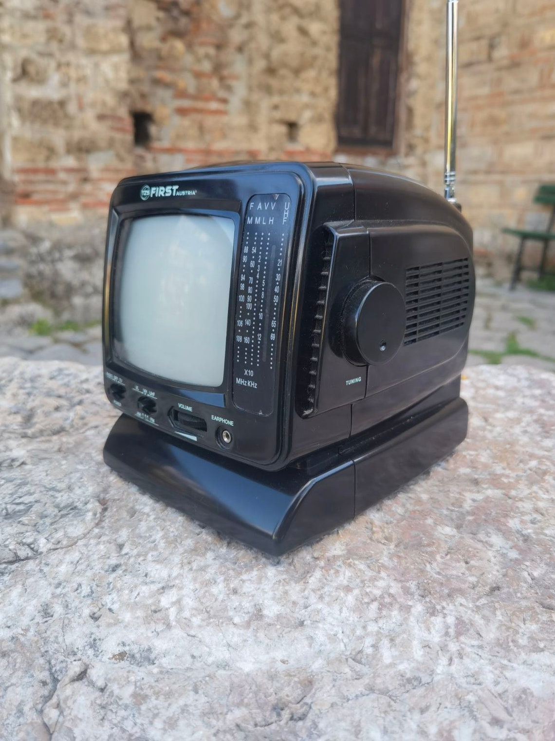 Mini Portable TV and Radio Receiver First Austria Portable Etsy