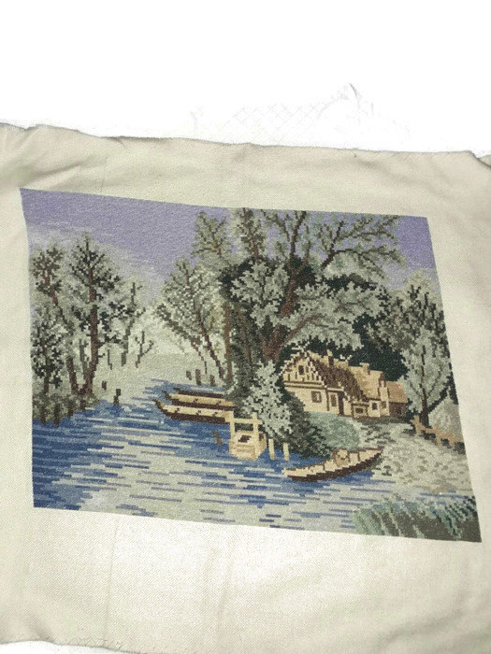 Needlepoint gobelin handmade embroidery gobelin tapestry  etsy
