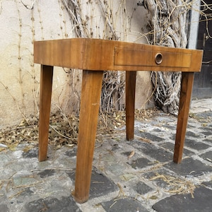 Antique wooden table, bedroom make up table antique
