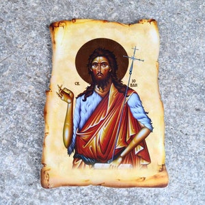 Orthodox Christian Icon of Saint John the Baptist, Orthodox Christian icon of Sveti Jovan