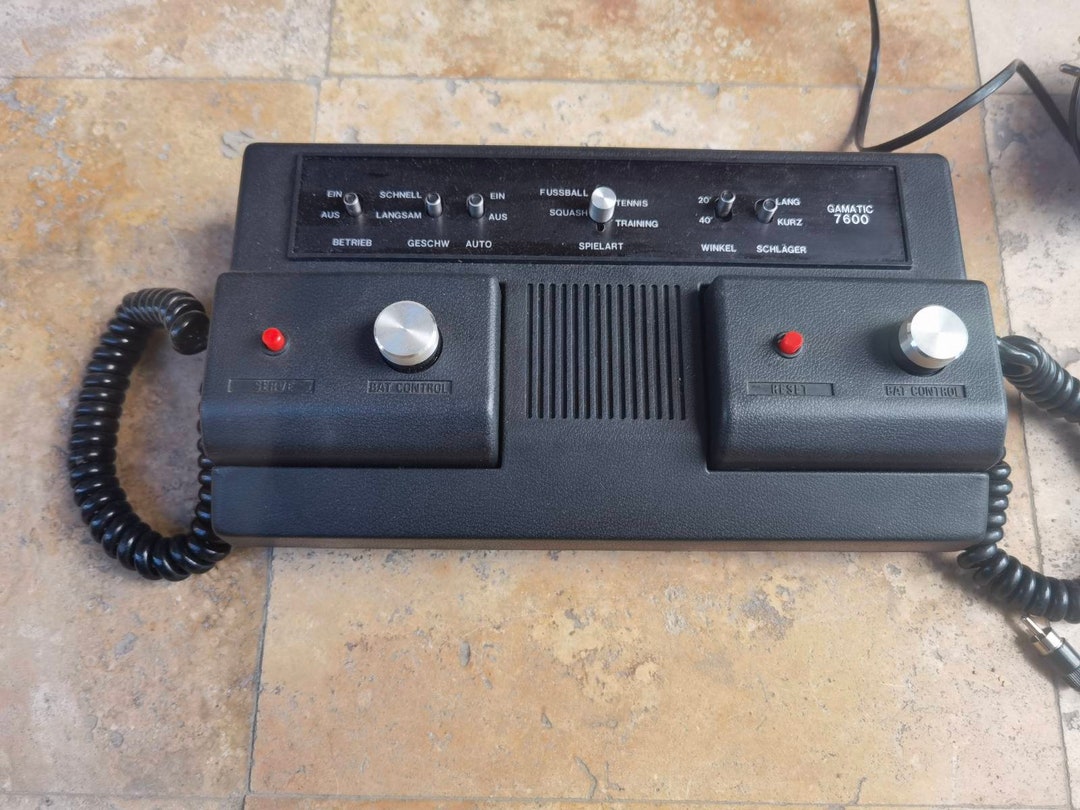 Gamatic 7600 Vintage Pong Game System Early 1980's Pong Etsy