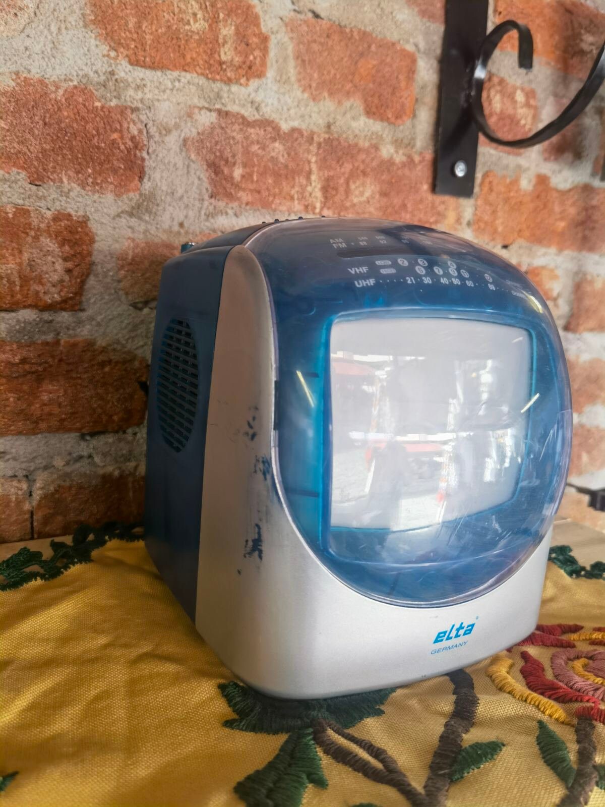 Elta Portable Television and Radio, Space Age Vintage TV Etsy