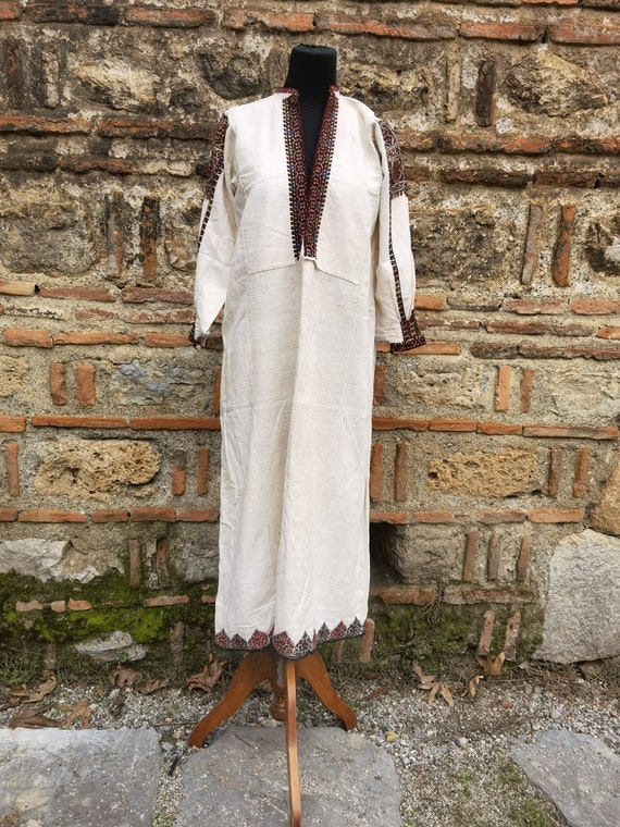Macedonian ethnic woman's dress, antique peasant … - image 2