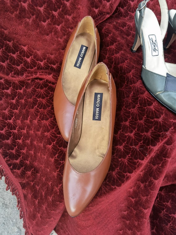 Italian women vintage shoes lot of 6, retro made … - image 4