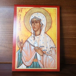 Saint Sarah Icon, Christian Icon of Saint Sarah