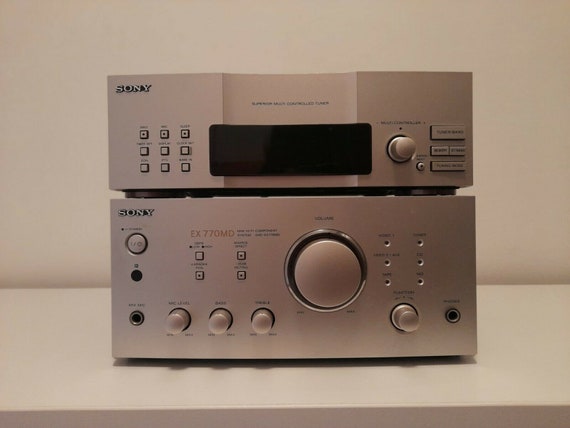 Amplificador integrado estéreo Sony TA-EX770 y sintonizador estéreo/FM am,  ST-EX770 -  México