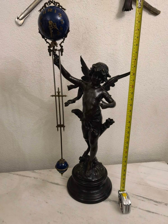 bronze cupid statue swinger clock Sex Pics Hd